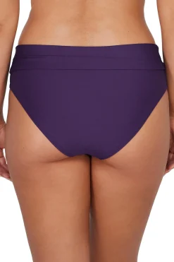 Sunsets Paradise Plum Capri High Waist Bottom