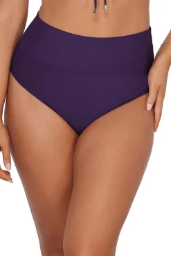 Sunsets Paradise Plum Hannah High Waist Bottom