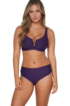 Sunsets Paradise Plum Vienna V-Wire Top