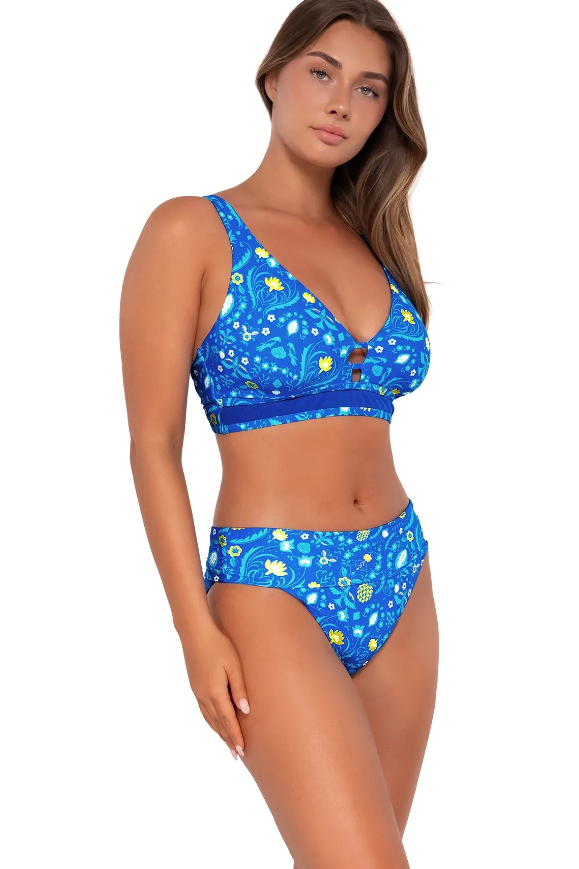 Sunsets Pineapple Grove Hannah High Waist Bottom