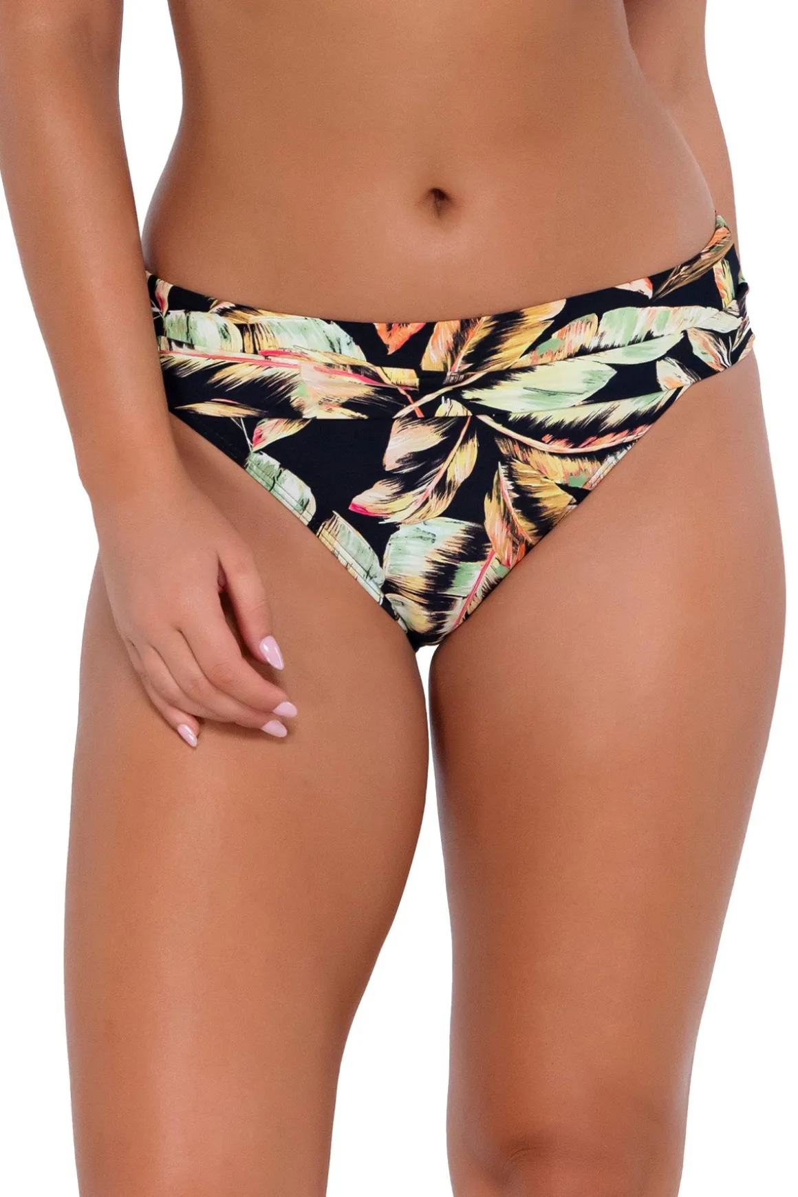 Sunsets Retro Retreat Hannah High Waist Bottom