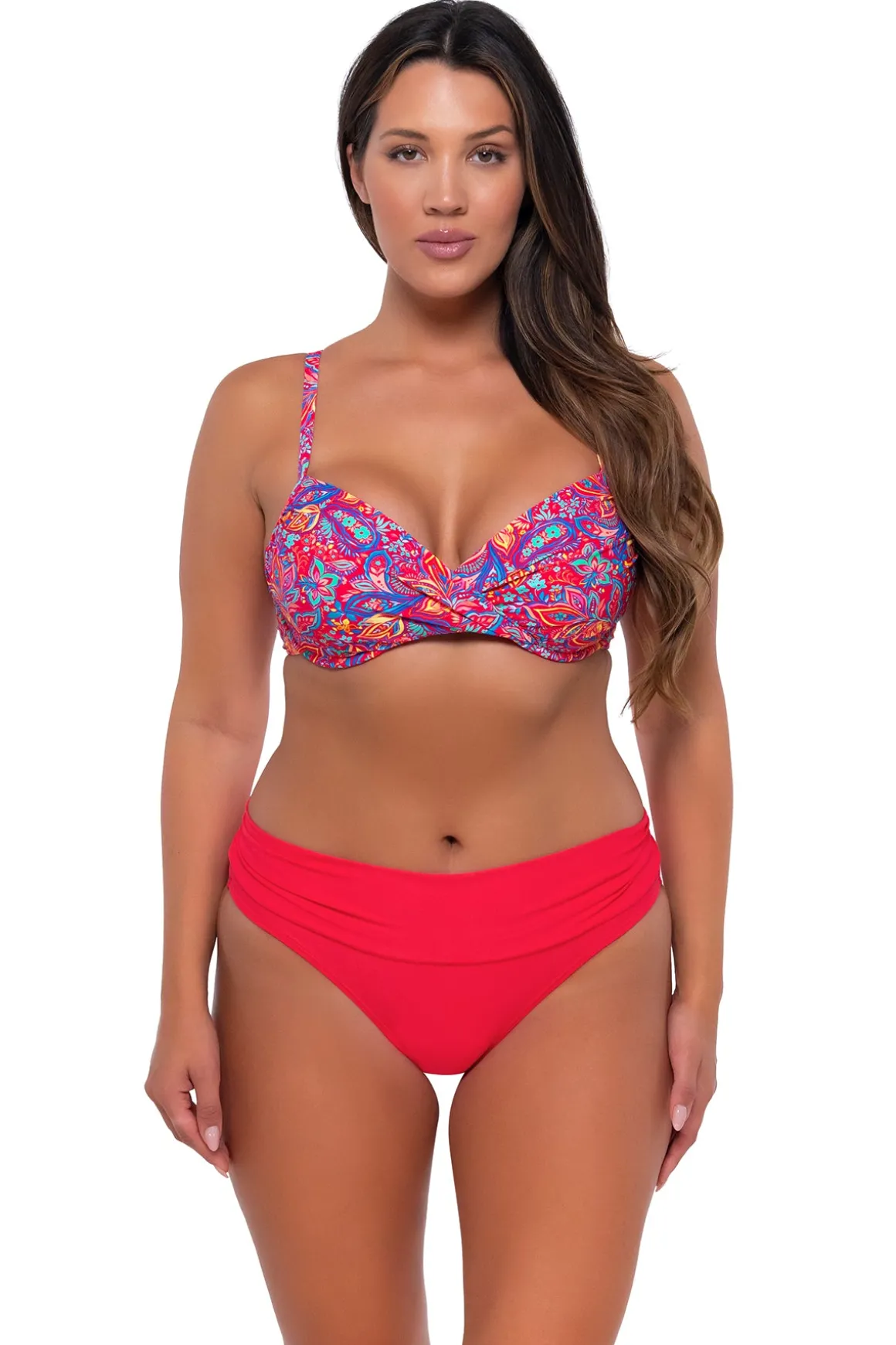 Sunsets Rue Paisley Crossroads Underwire Top