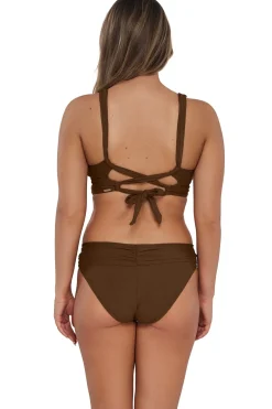 Sunsets Tiki Brown Elsie Top