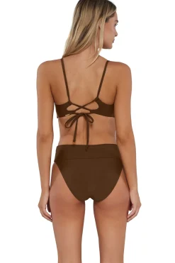 Sunsets Tiki Brown Hannah High Waist Bottom