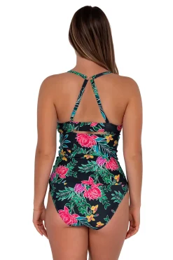 Sunsets Twilight Blooms Serena Tankini Top