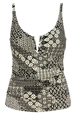 Sunsets Venice Seagrass Texture Zuri V-Wire Tankini Top