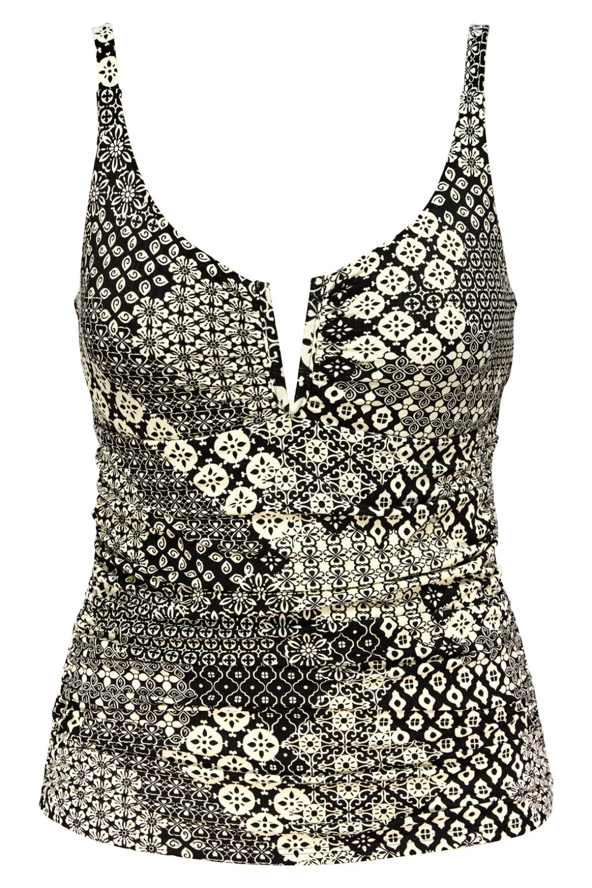 Sunsets Venice Seagrass Texture Zuri V-Wire Tankini Top