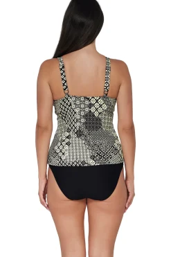 Sunsets Venice Seagrass Texture Forever Tankini Top