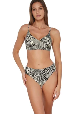 Sunsets Venice Seagrass Texture Lyla Bralette Top