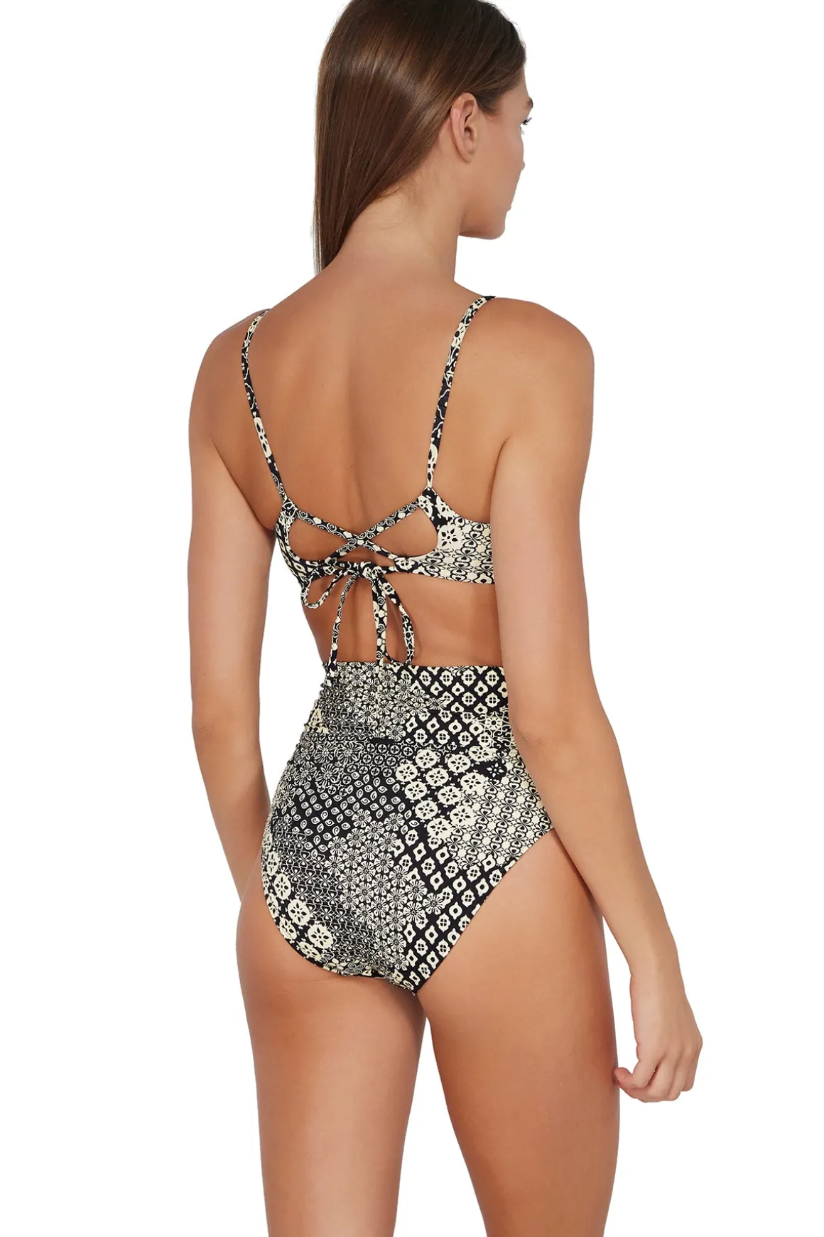Sunsets Venice Seagrass Texture Lyla Bralette Top