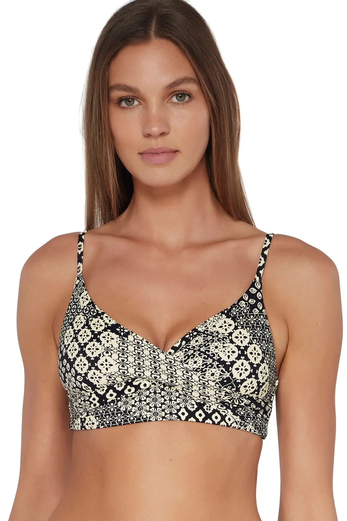 Sunsets Venice Seagrass Texture Lyla Bralette Top