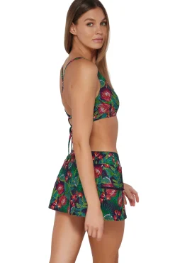 Sunsets Welcome To Rio Sporty Swim Skirt Bottom