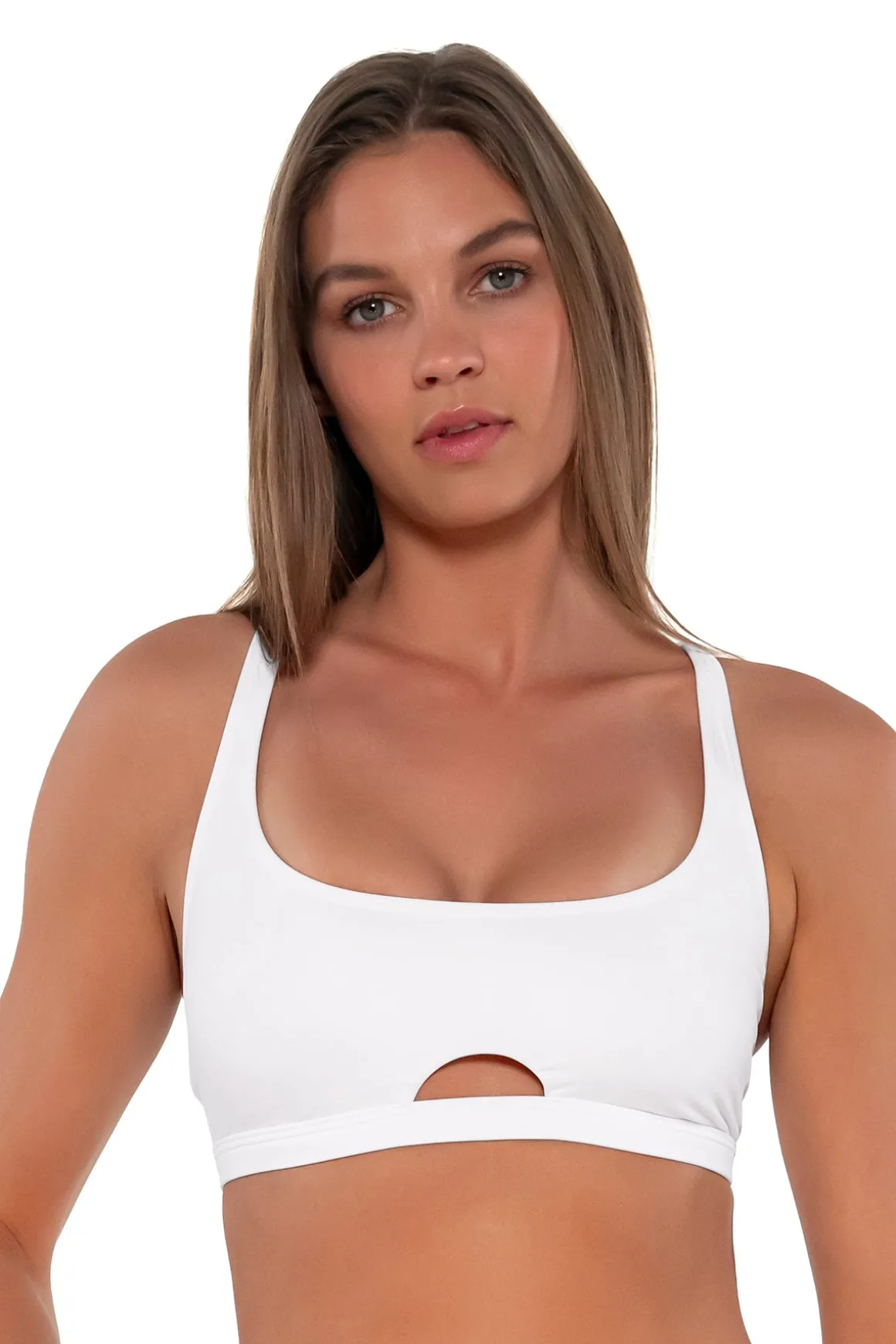 Sunsets White Lily Brandi Bralette Top
